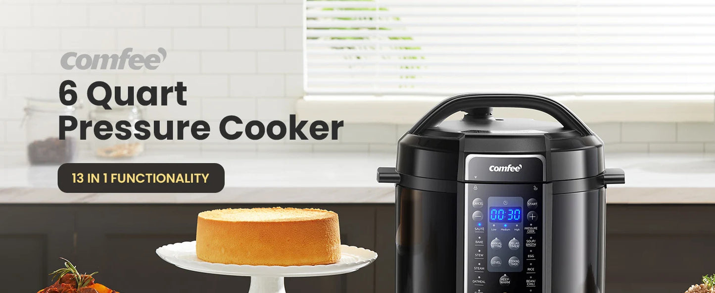 SMART HEARTH Revolutionize Your Kitchen with 9-in-1 Electric Pressure Cooker