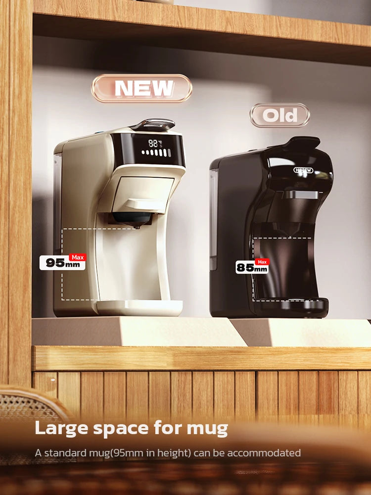 SMART HEARTH 6-in-1 Ultimate Coffee Experience: Hot & Cold Brews, Espresso, Cappuccino, and More!