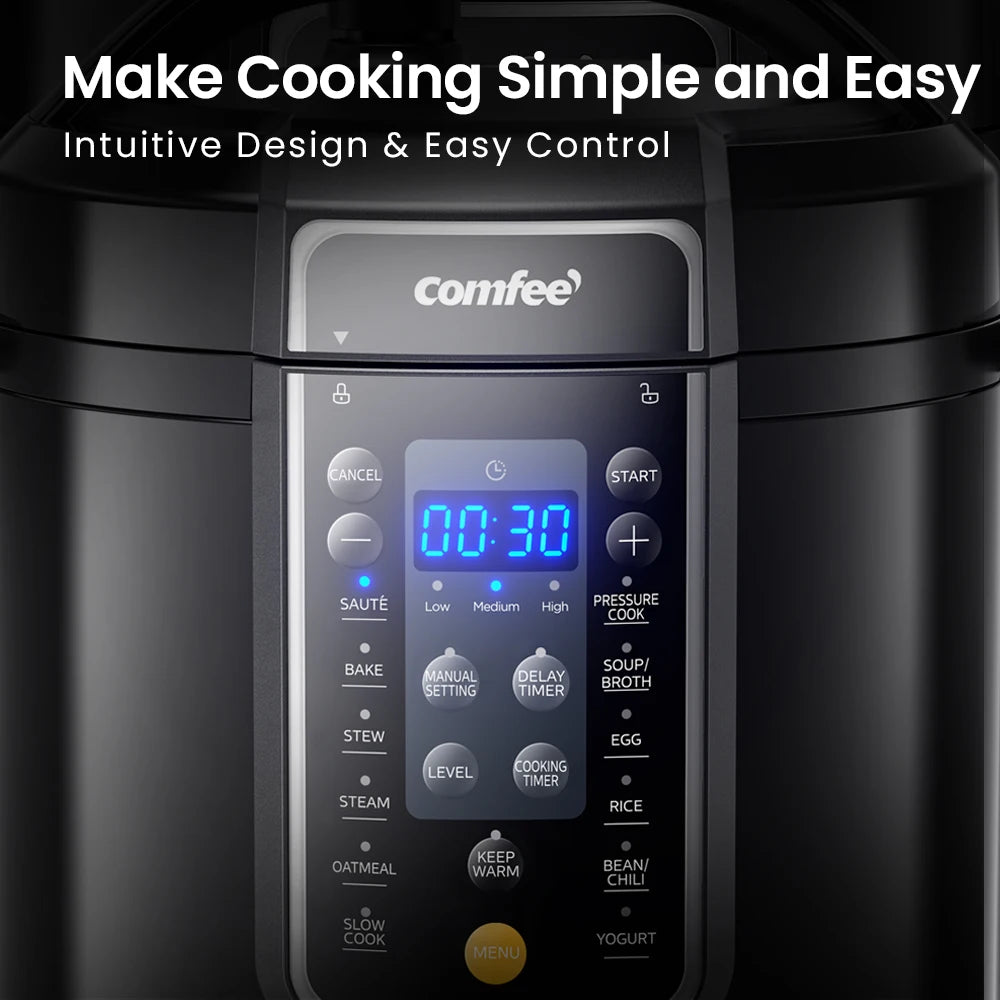 SMART HEARTH Revolutionize Your Kitchen with 9-in-1 Electric Pressure Cooker